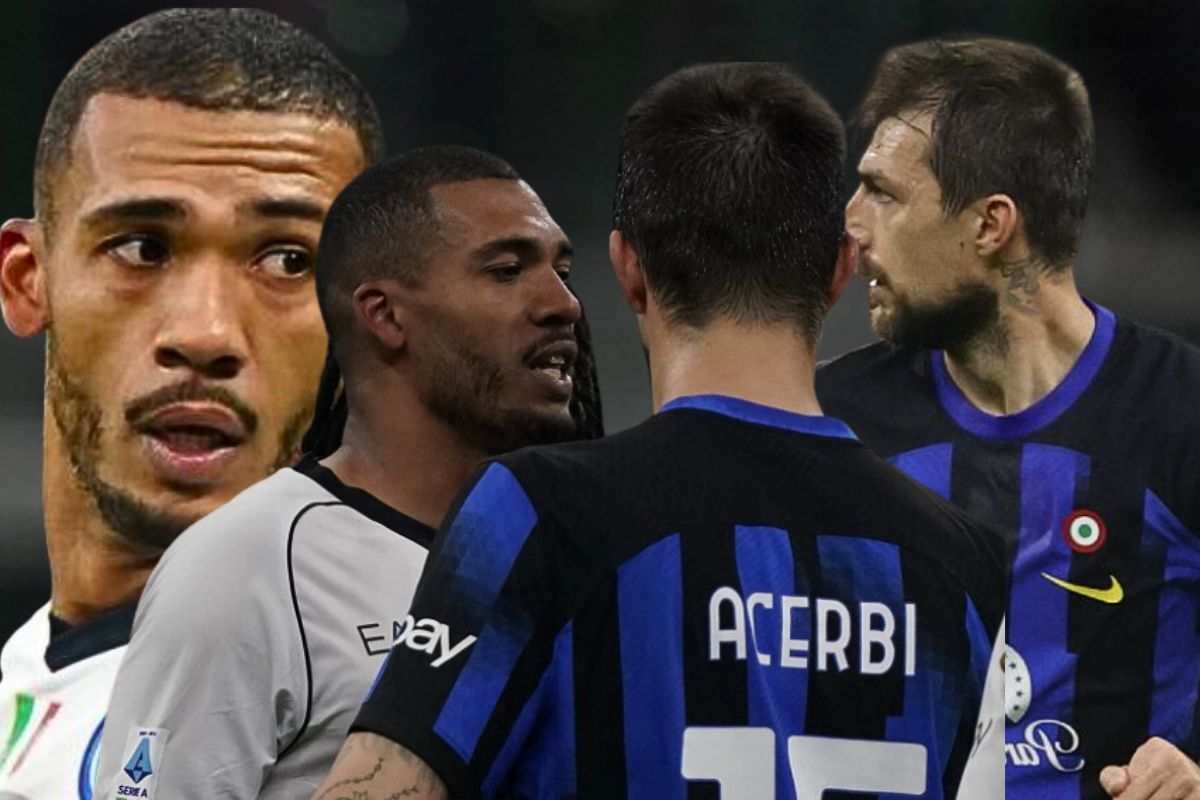 I calciatori Acerbi e Juan Jesus