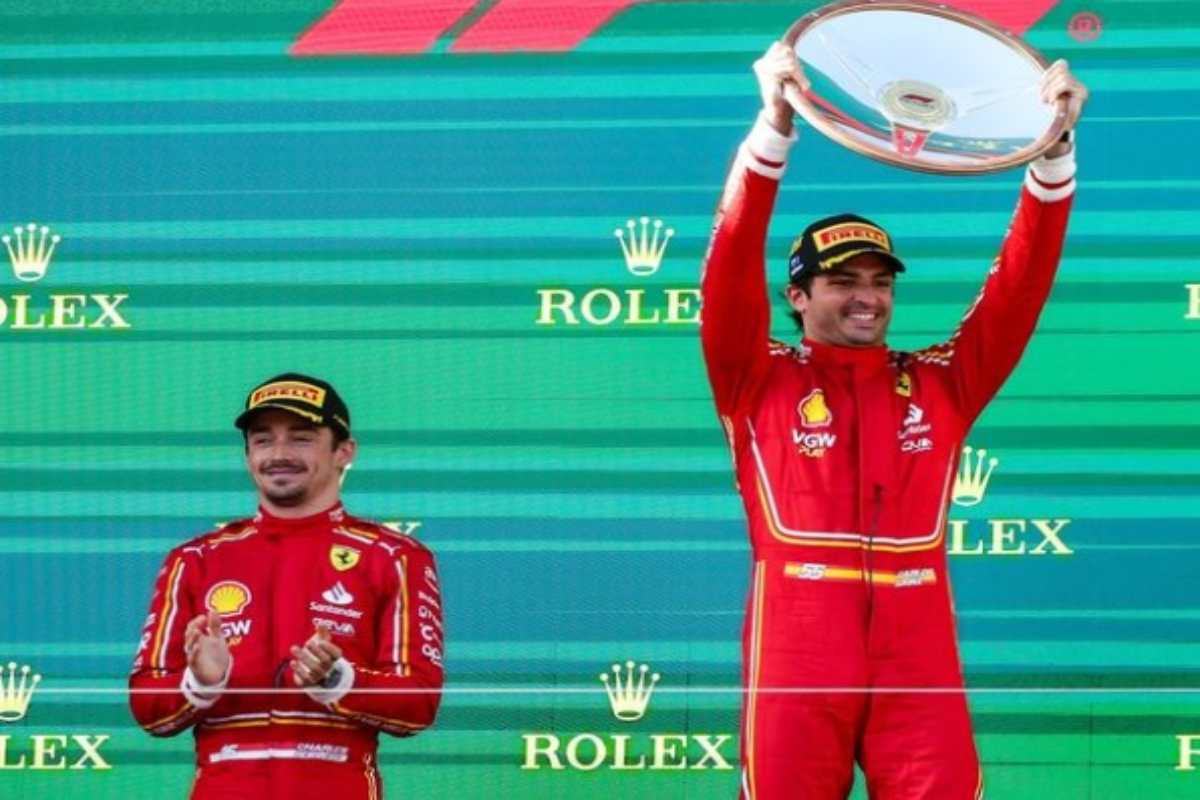 Leclerc e Sainz vincitori del GP d'Australia storica doppietta