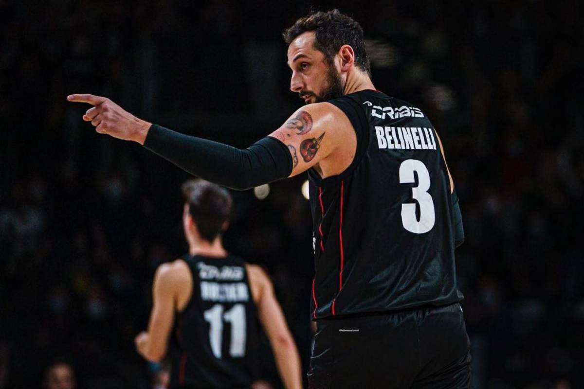 Marco Belinelli esulta