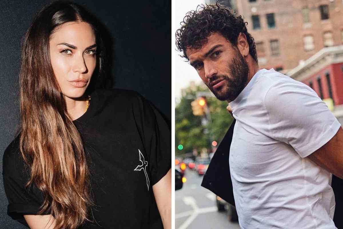 Collage Melissa Satta e Matteo Berrettini