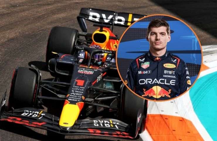 Max Verstappen alla guida della Red Bull